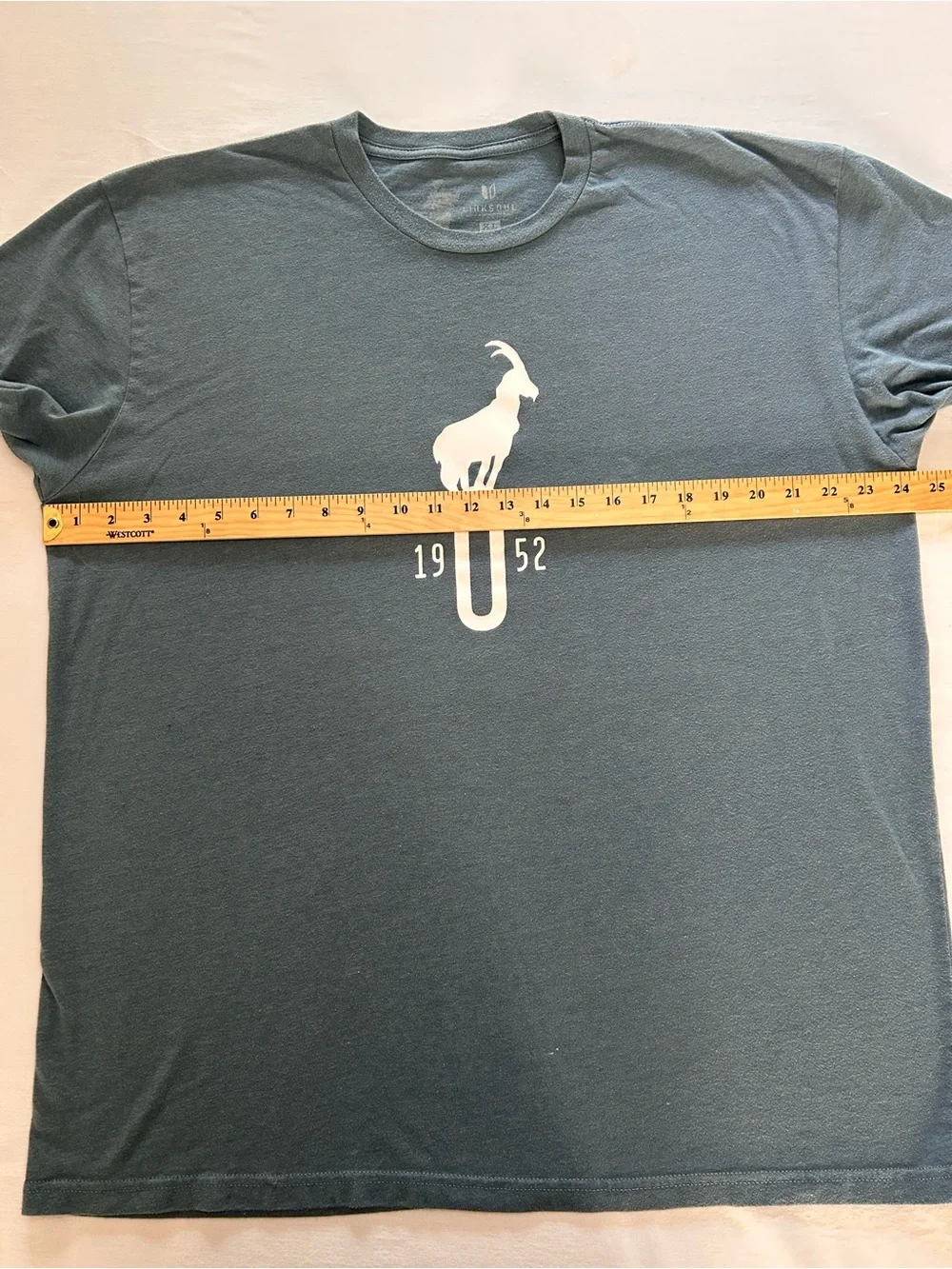 Linksoul XL Goat 1952 Graphic Tee Gray Golf Lifestyle T Shirt - Picture 6 of 8